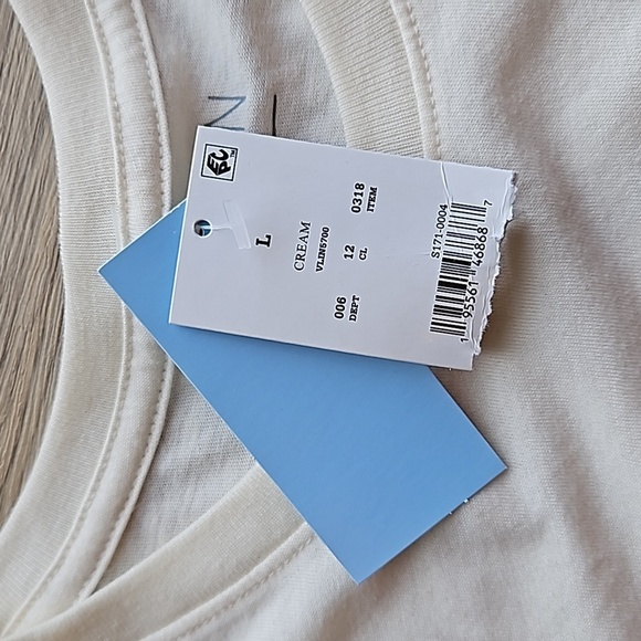 Fifth Sun Cream Leopard Clover St. Patrick's Day Tee L NWT - Picture 4 of 6